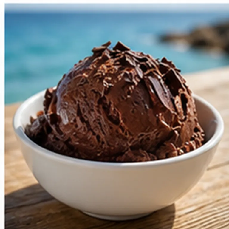 Chocolat noir, parfum de glace au Deck